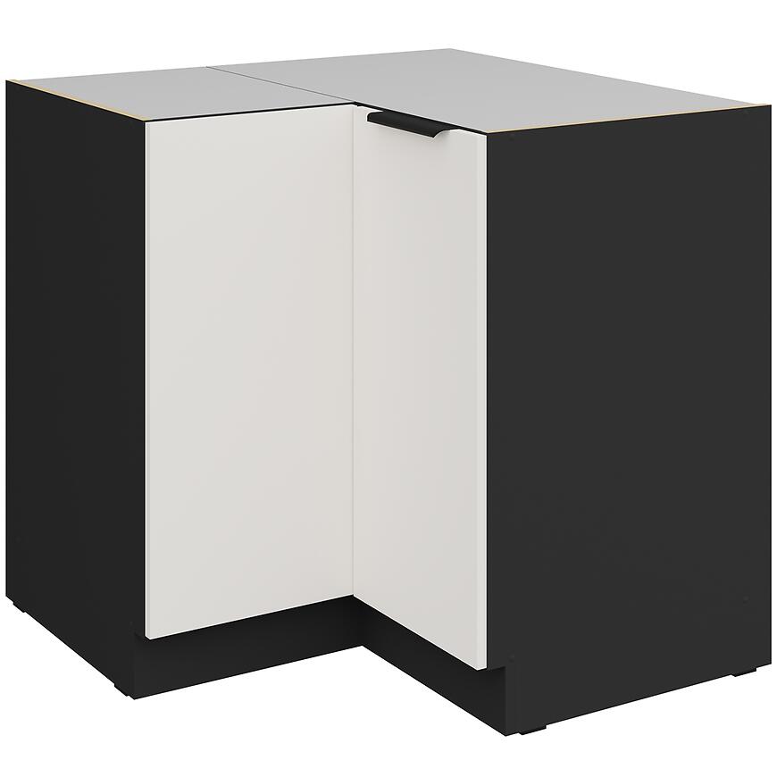 Kuchynská skrinka Aria-Wh/Bl Anti Fingerprint 90x90 Dn 2f Bb