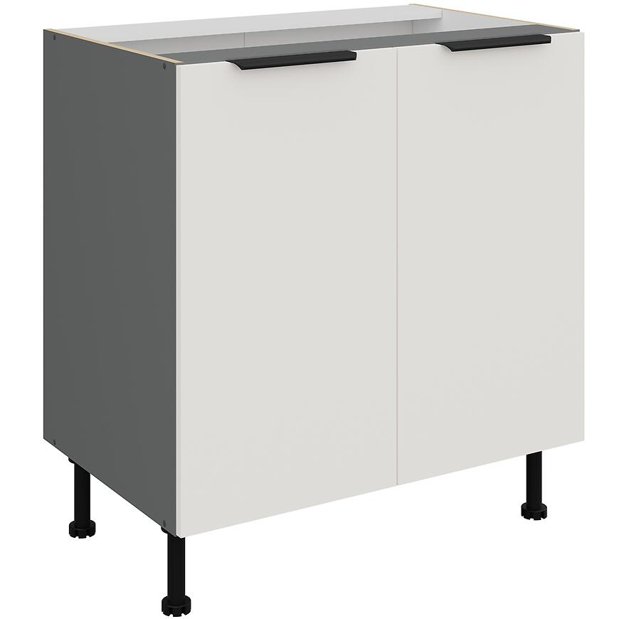 Kuchynská skrinka Aria-Wh/Ant Anti Fingerprint 80d 2f Bb