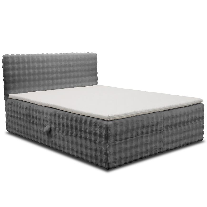 Posteľ Calipso VI 160x200 Bubble 16 sivý