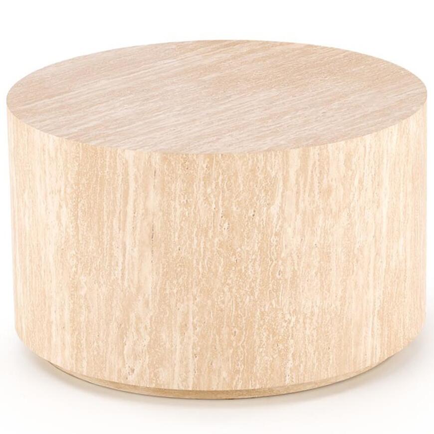 Konferenčný stolík Travertino okrúhly travertín