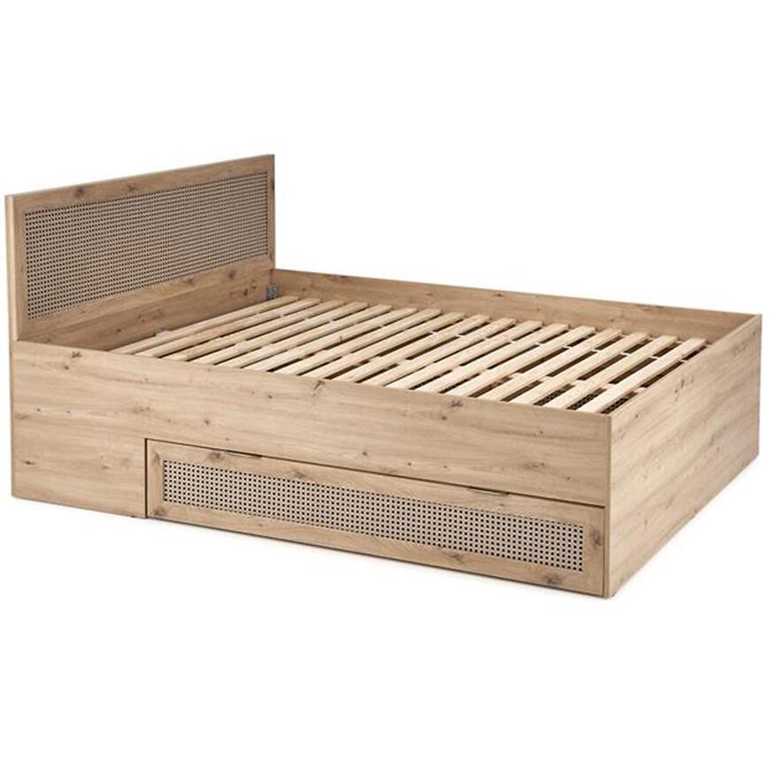 Posteľ Borneo 160 dub artisan/prírodné