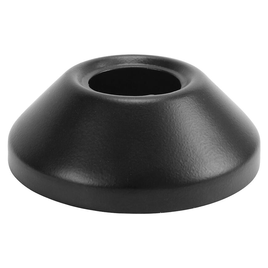 Rozeta 3/4˝ kužeľová čierna h-25, d-70 so závitom