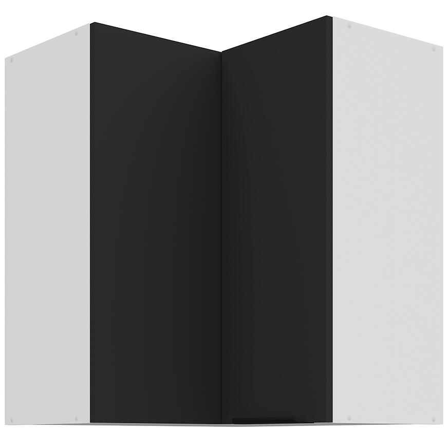 Kuchynská skrinka Aria-Bl/Wh Anti Fingerprint 60x60 Gn-72 2f (90°)