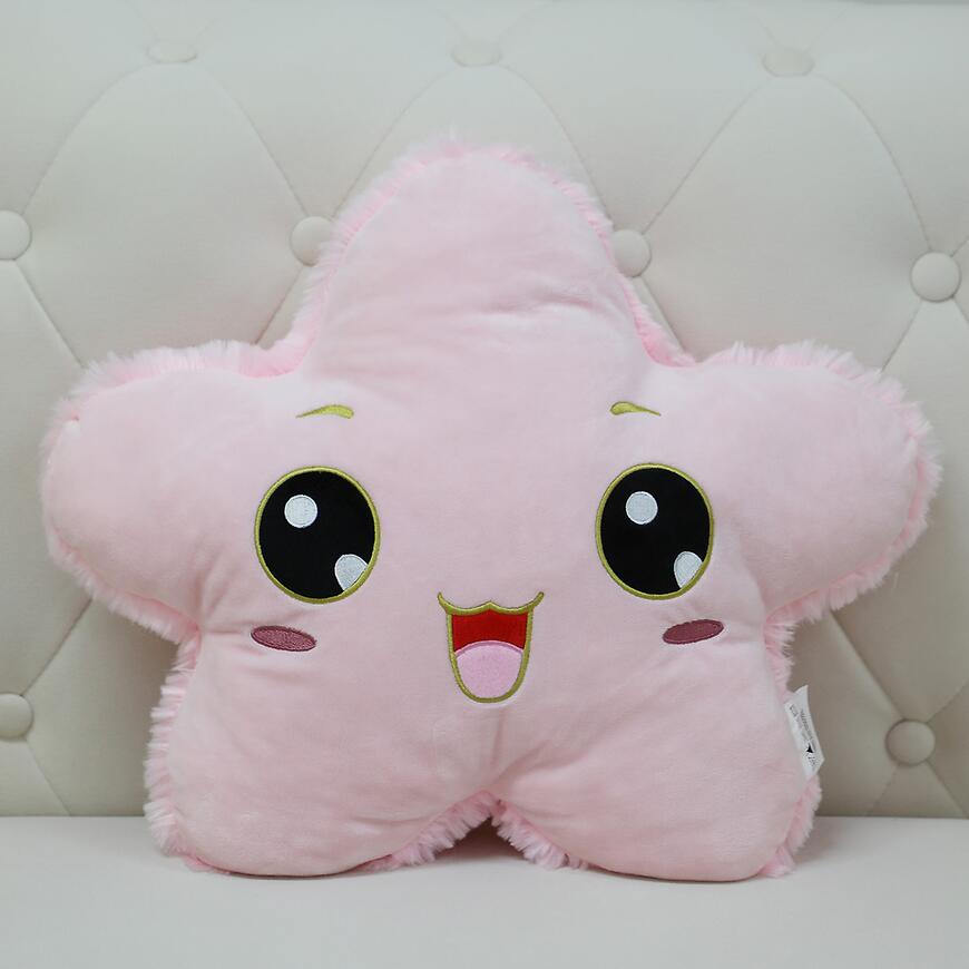 Vankúš Hviezda 40x40 cm ružový