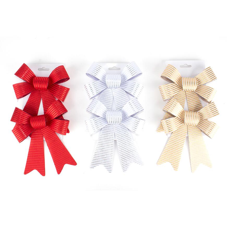 Mašľa 14x16 cm 2 ks mix 46092