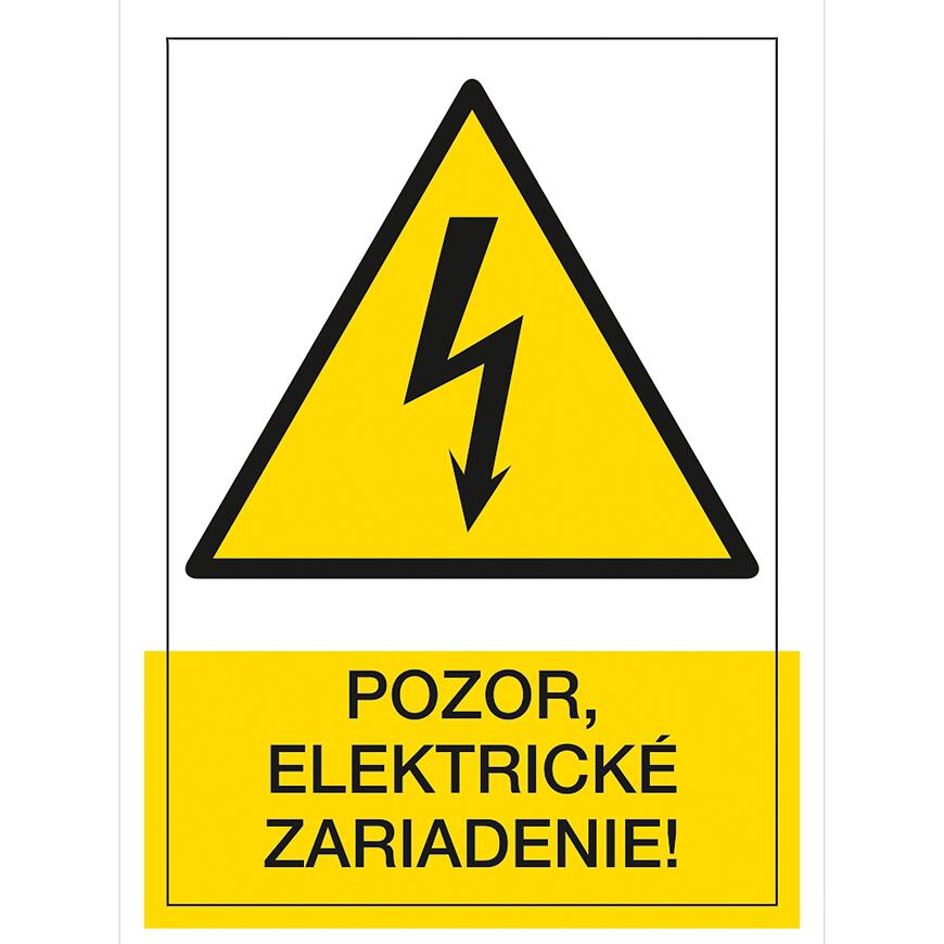 Pozor elektrické zariadenie