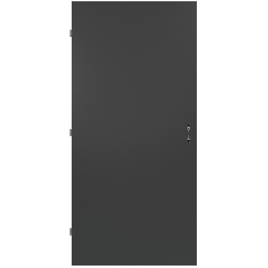 Interiérové vchodové dvere RT03 90L kovový antracit