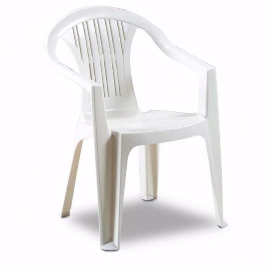 Biela Ratak záhradná stolička