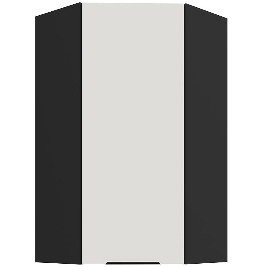 Kuchynská skrinka Aria-Wh/Bl Anti Fingerprint 60x60 Gn-108 1f (45°)