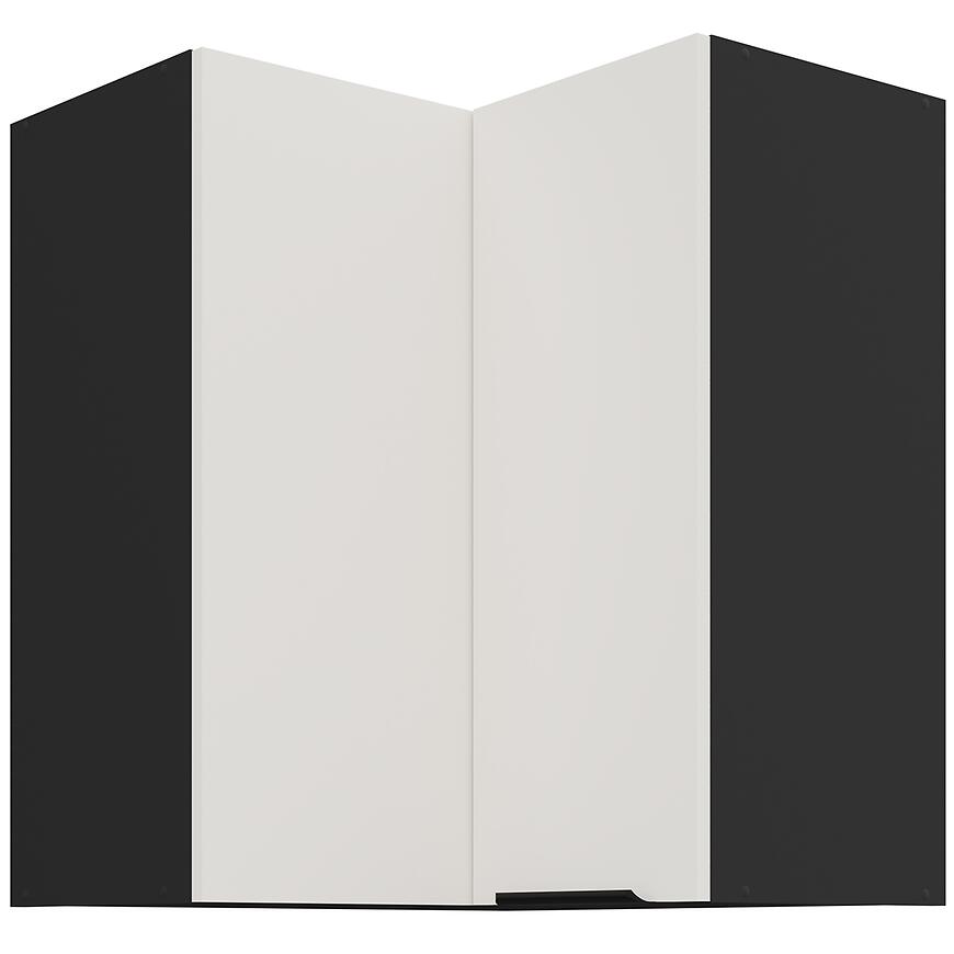 Kuchynská skrinka Aria-Wh/Bl Anti Fingerprint 60x60 Gn-72 2f (90°)