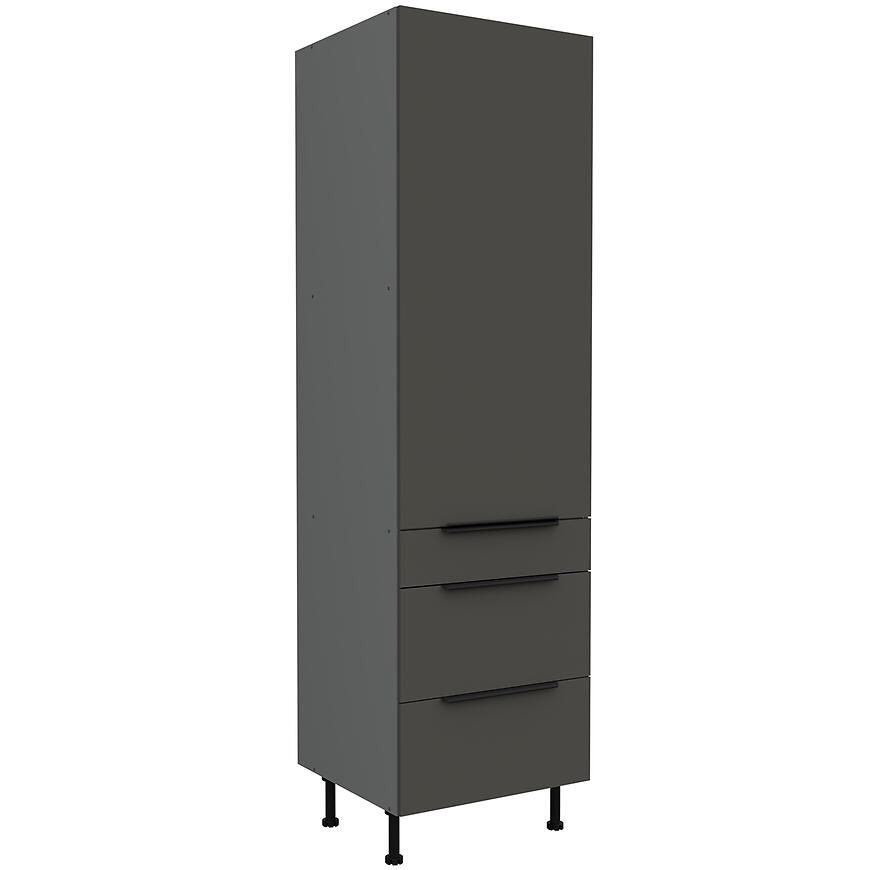 Kuchynská skrinka Aria-Gr/Ant Anti Fingerprint 60dks-215 1f 3s