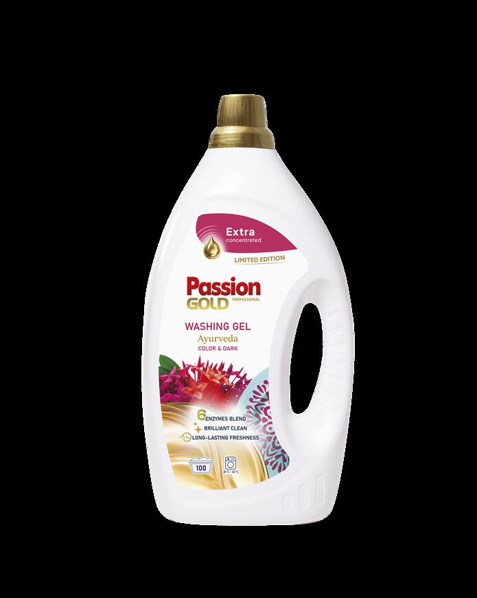 E-shop Prací gél Passion Gold 100 praní 3,5 l color & dark ayurveda