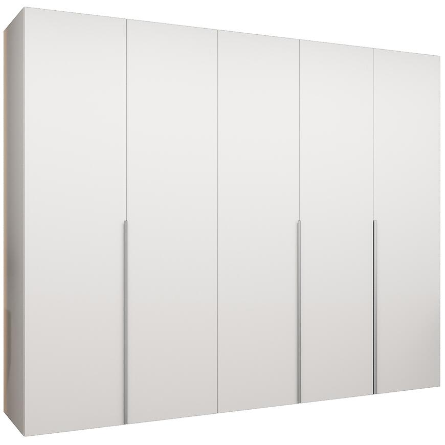 Skriňa Alicante I 250 biela/strieborný