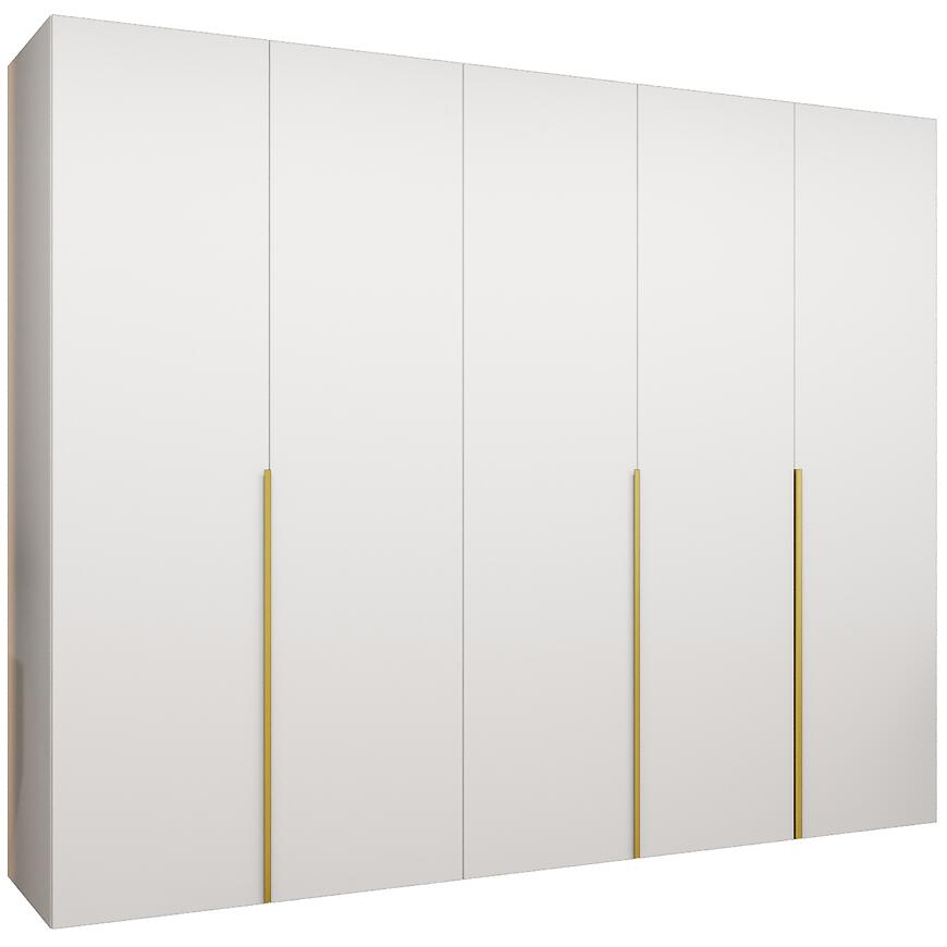 Skriňa Alicante I 250 biela/zlatá