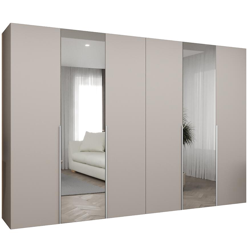 Skriňa Alicante II 300 kašmír/strieborný