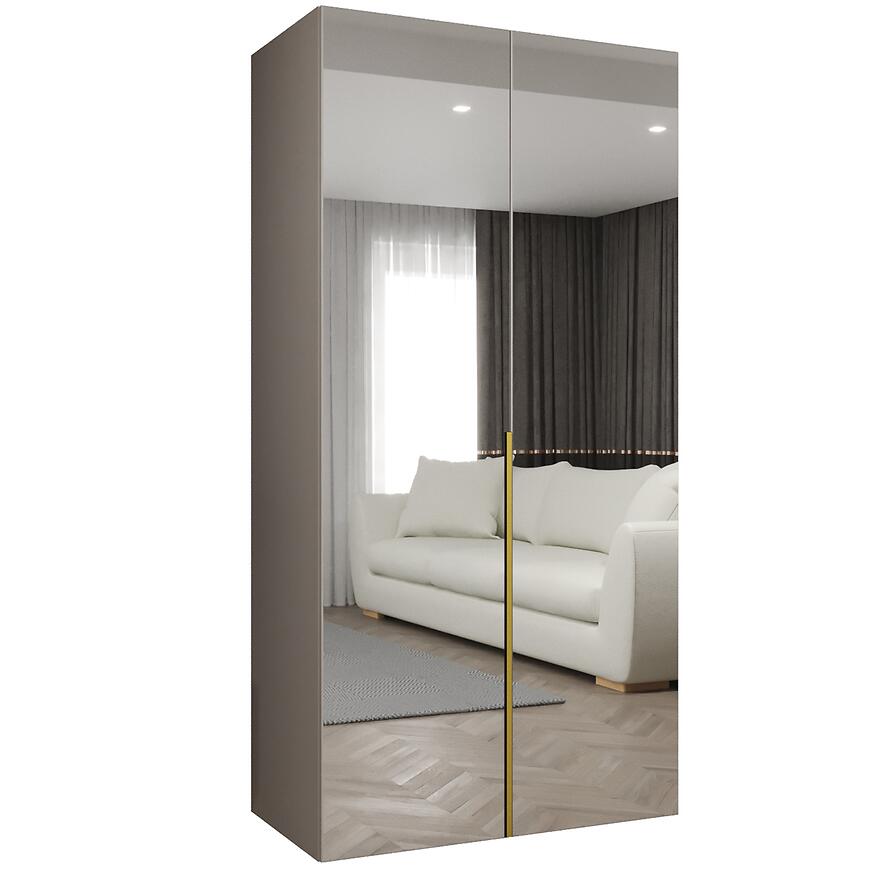 Skriňa Alicante III 100 kašmír/zlatá