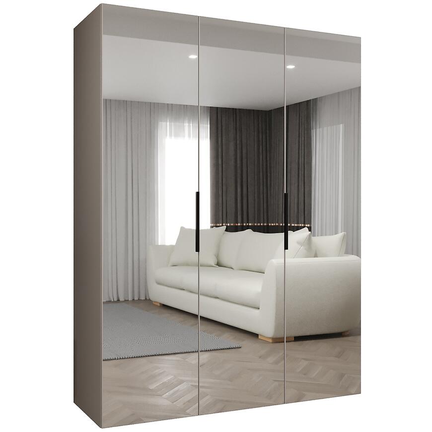 Skriňa Marbella III 150 kašmír/čierna