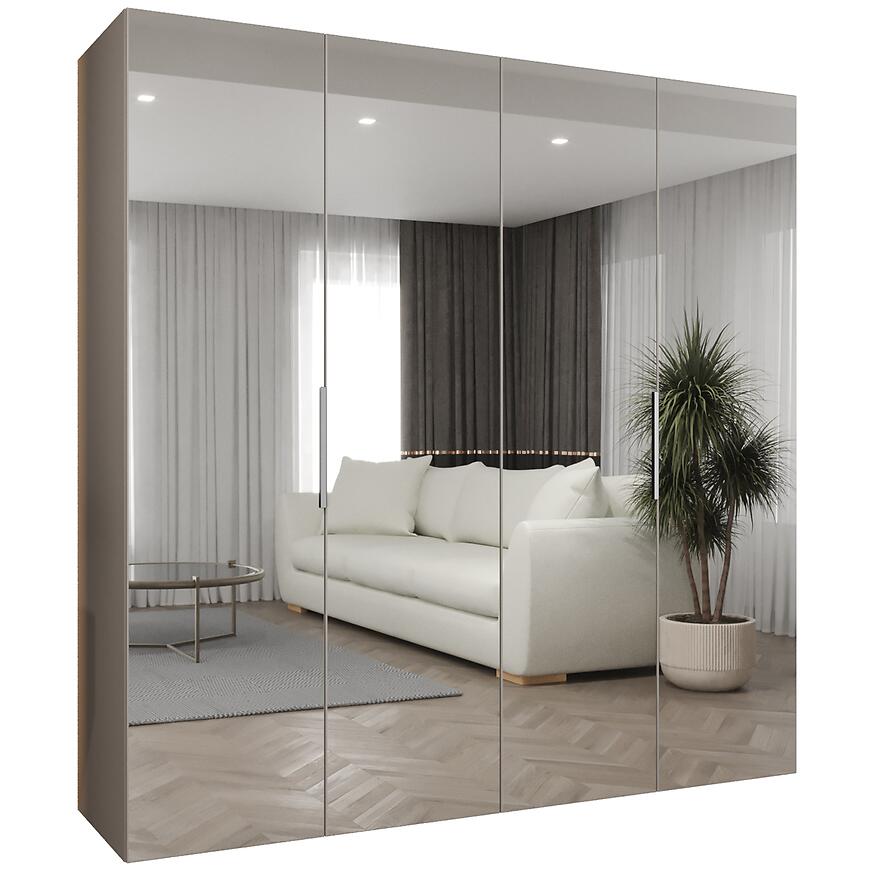 Skriňa Marbella III 200 kašmír/strieborný