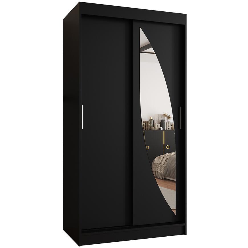 Skriňa Milo 100 čierna