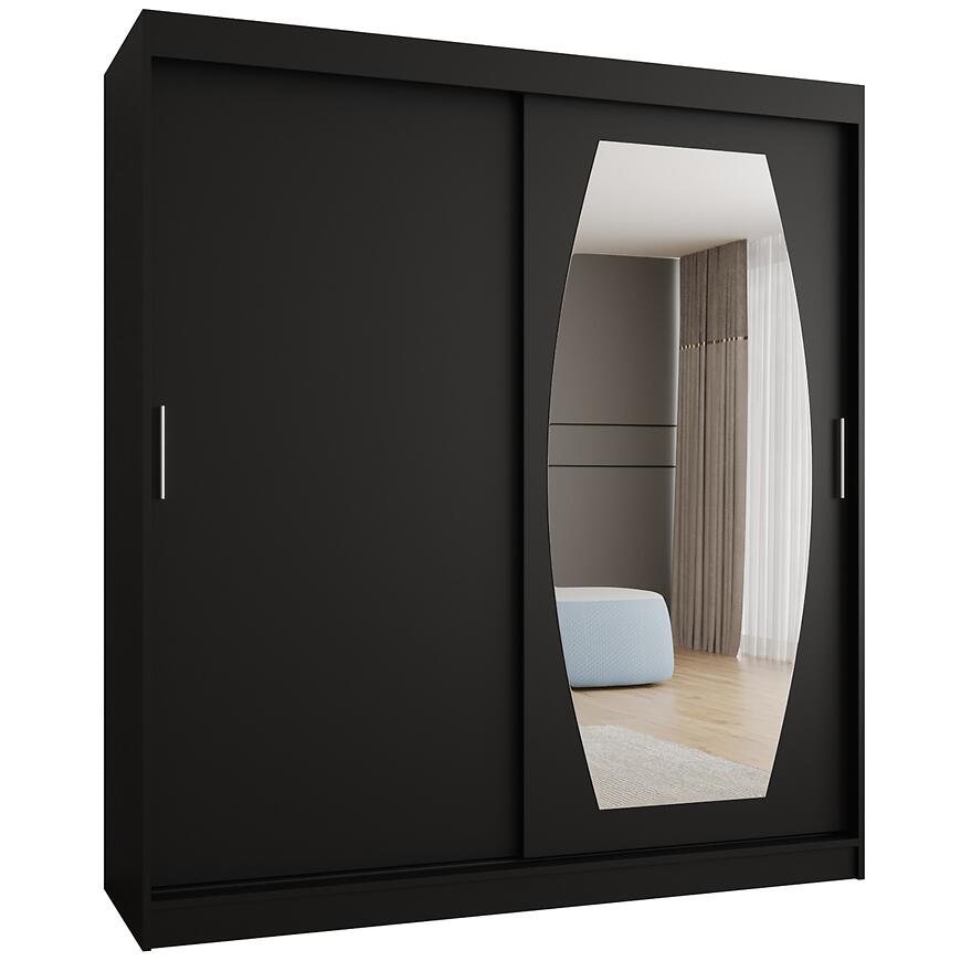 Skriňa Rossa 180 čierna