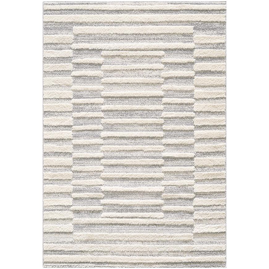 Koberec Art 1,9/2,7 FR2665 biely/sivý