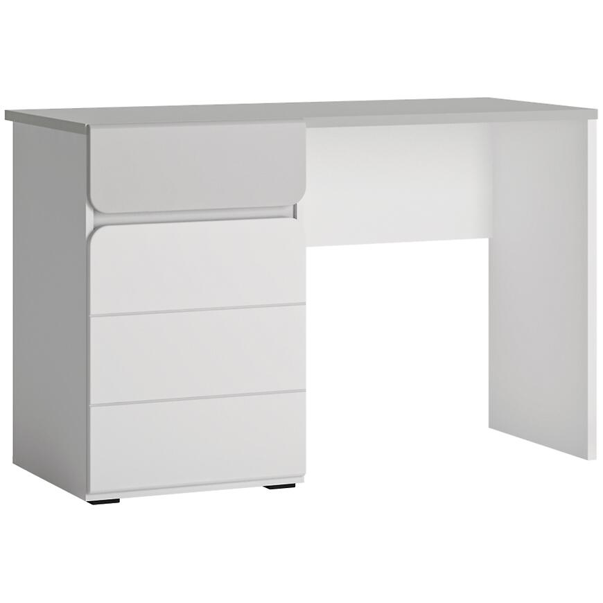 E-shop Písací Stôl 1d1s Flexi Flxb01 Alpská Biela ​​/ Alpská Biela ​​Supermat/Billbergia Mdf