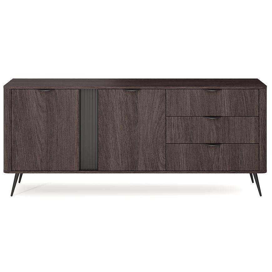 Komoda 195 2d3s Veris D Dub Dunin + Čierna