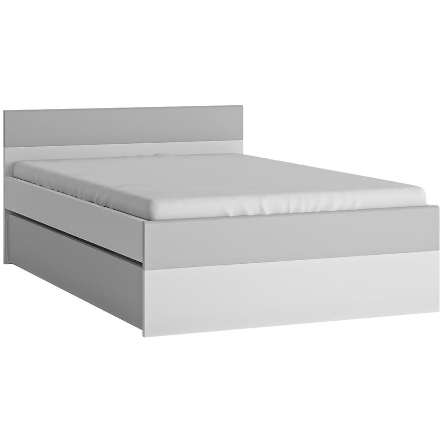 E-shop Posteľ 120 1s Flexi Flxz02 Alpská Biela ​​/ Alpská Biela ​​Supermat/Billbergia Mdf