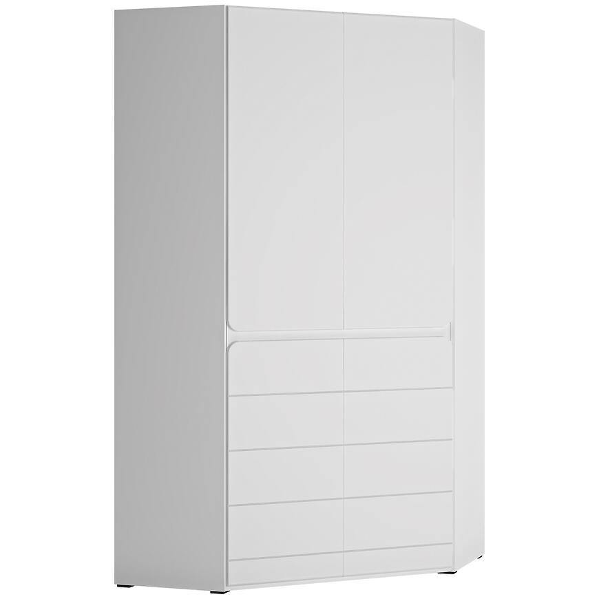 E-shop Skriňa Narożna 2d Flexi Flxs03 Mdf Alpin White/Alpin White Supermat