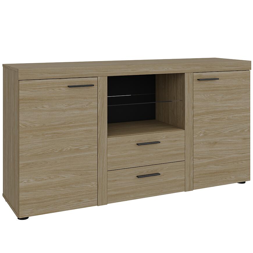 Komoda Rumba 2F 2S DO20 dub olejovaný