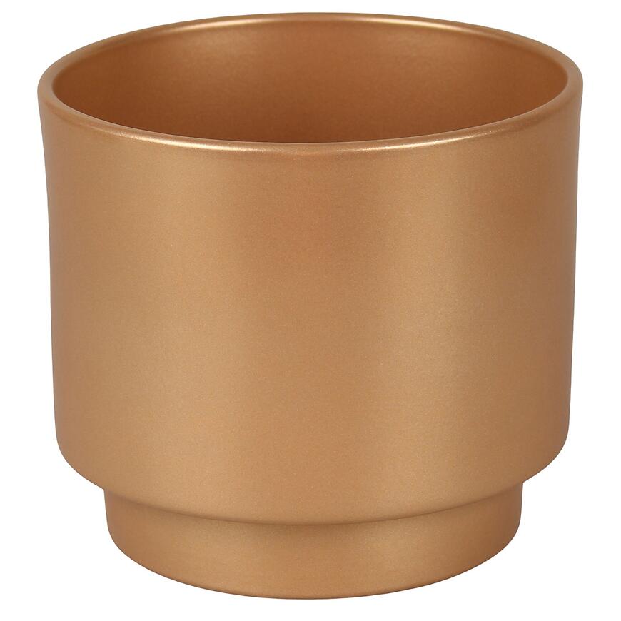 E-shop Obal na kvetináč 930 16 cm perlový zlatá