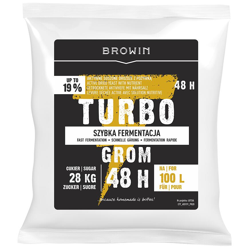 E-shop Liehovarnícke kvasnice turbo grom 48h 100 l - 510 g