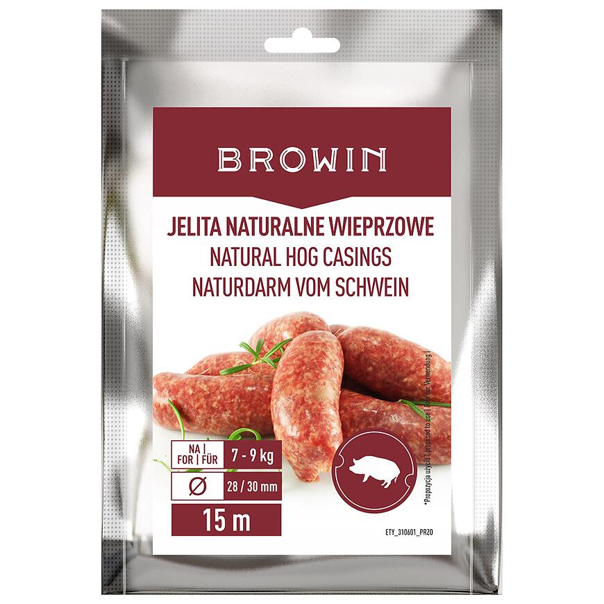 E-shop Prírodné bravčové črevá – kaliber 28/30mm – 15m