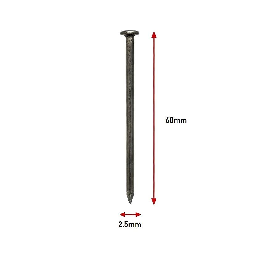 Stavebné Klince 2,5×60 mm