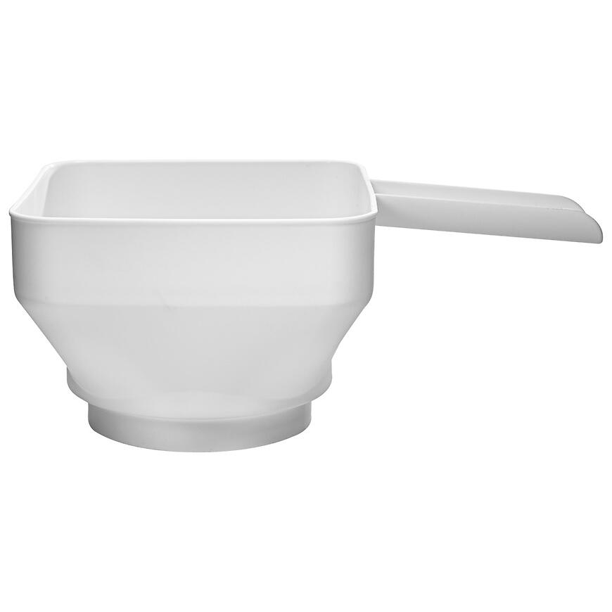 E-shop Plastový štvorcový lievik 21x12,6x9,2 cm