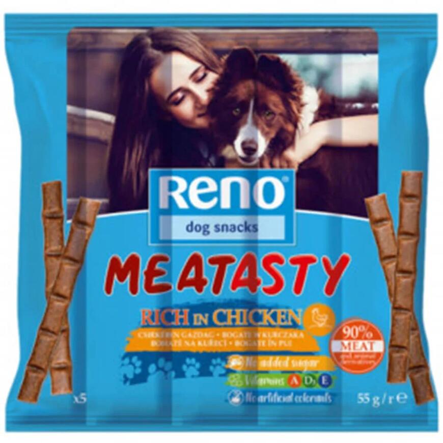Reno Dog Snacks kura 55 g mäso palice