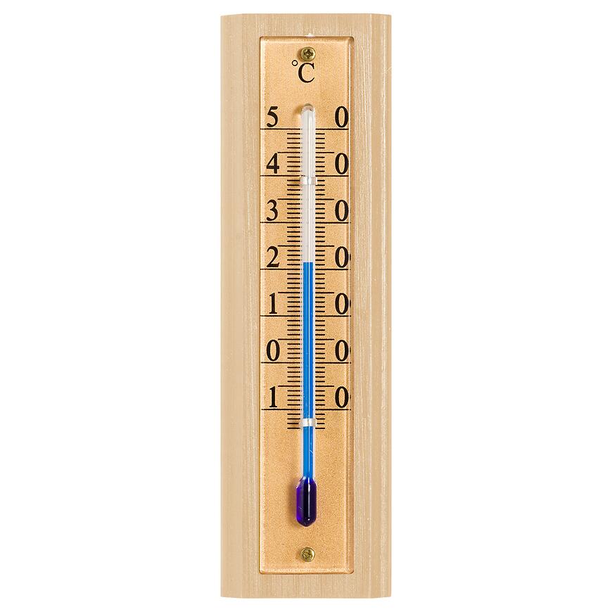 E-shop Izbový teplomer so zlatou stupnicou (-10/50 °c) 12 cm