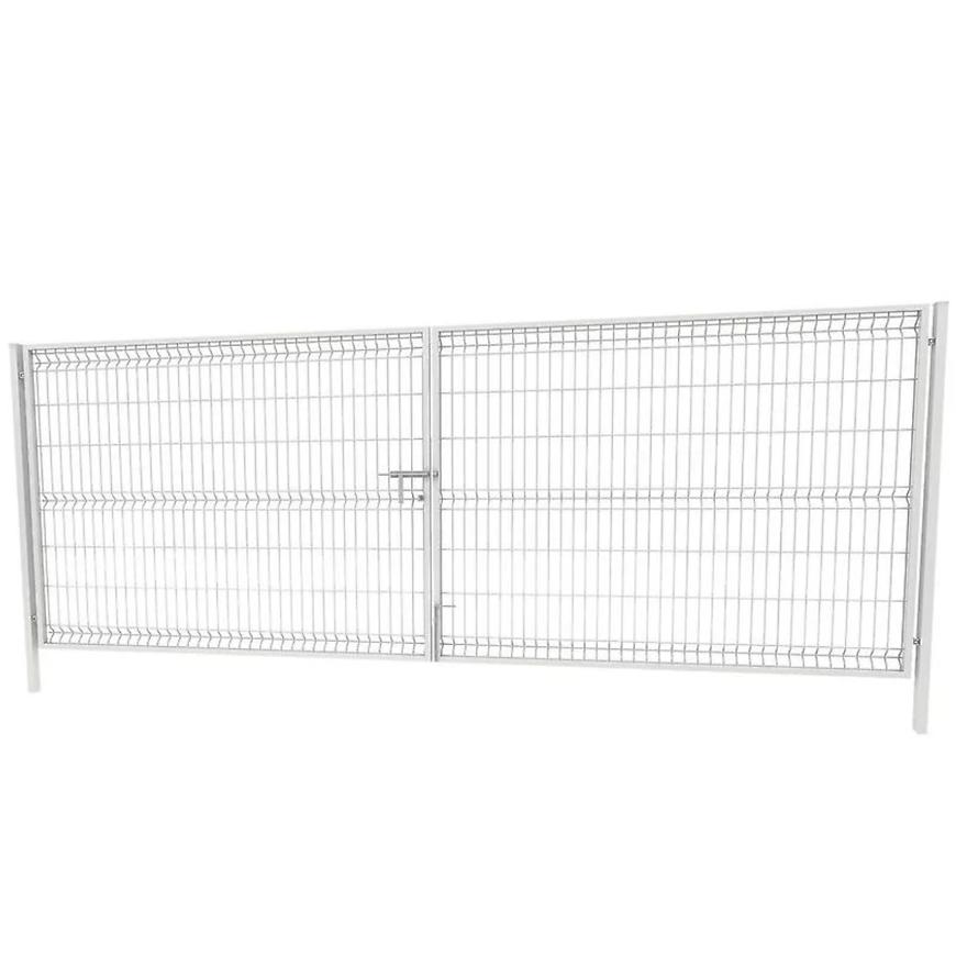 E-shop Dvojkrídlová brána 3d 400x153 cm pozink