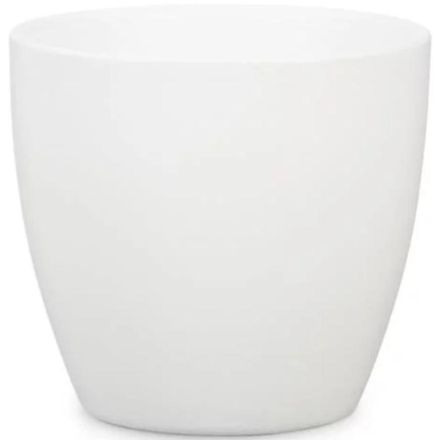 E-shop Keramický obal na kvetináč Scheurich 920, ø22cm, biela