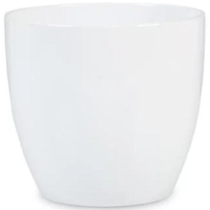 E-shop Keramický obal na kvetináč Scheurich 920, ø11cm, farba biela