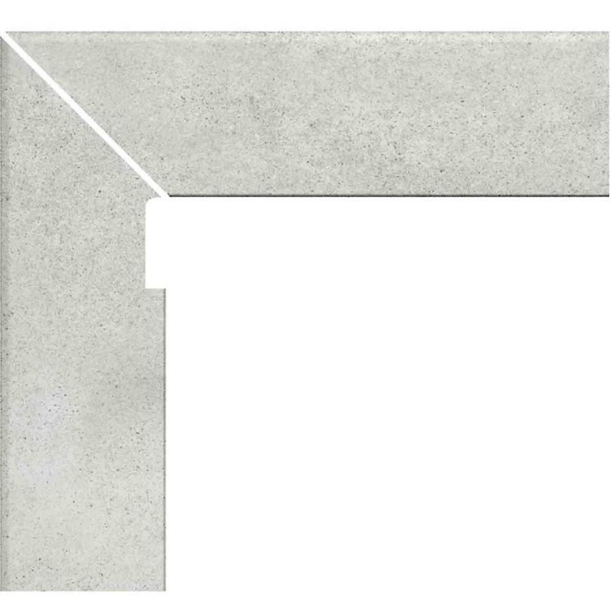 Sokel schodiskový Zanquin Recto Urban Gris ľavý 27/39