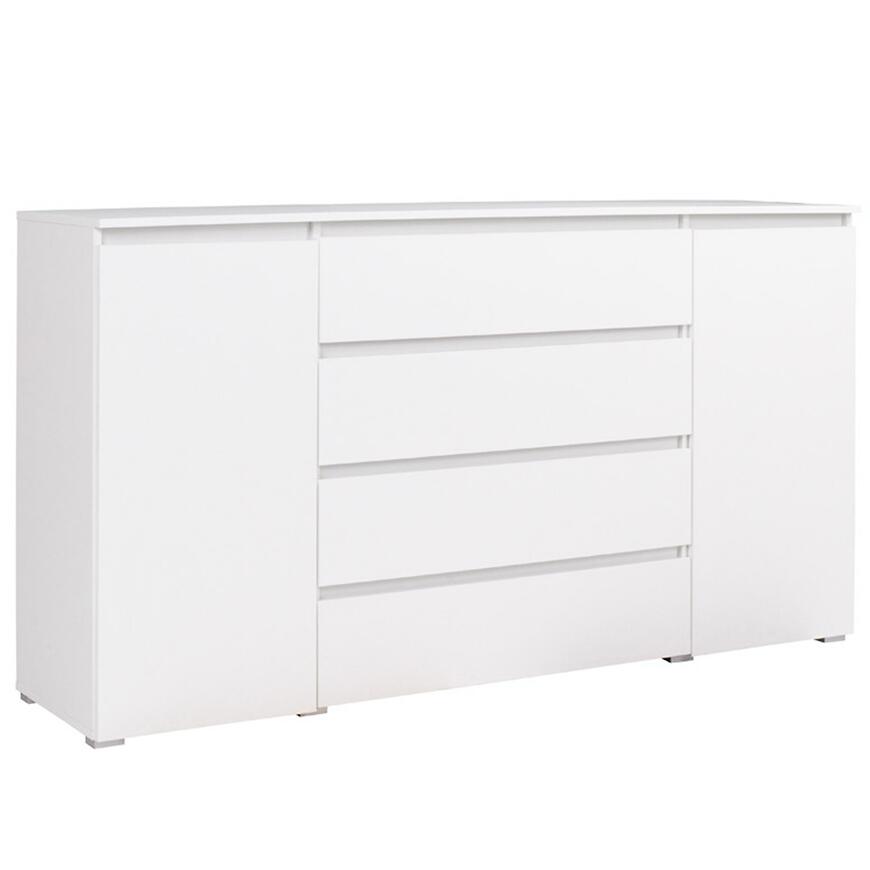 Komoda Cosmo C06 4 zásuvky biela