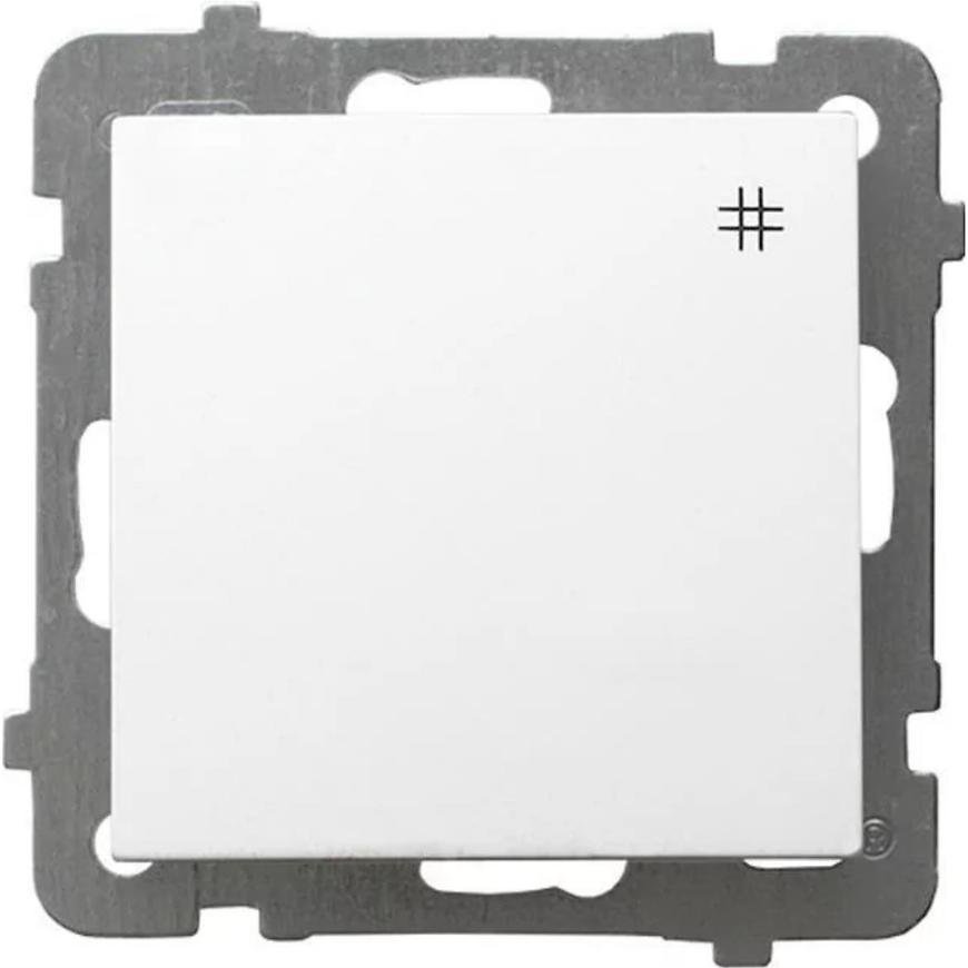 E-shop Vypínač biely ŁP-4G/m