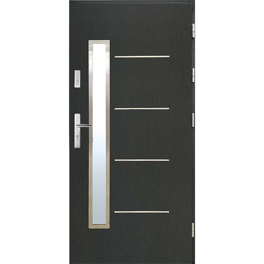 Dvere vchodové WZ 68 90P antracit