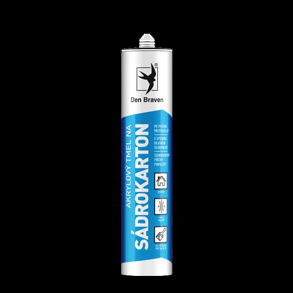 E-shop Den Braven Akrylový Tmel na Sadrokartóny Biely 280ml