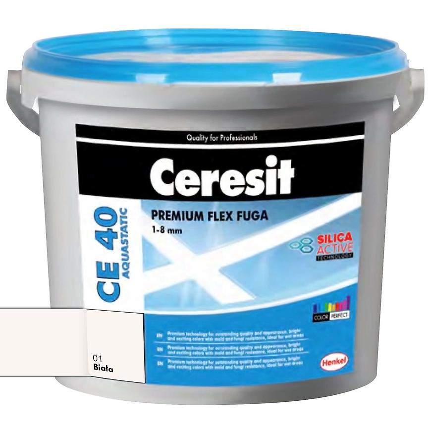 E-shop Ceresit Škárovacia hmota CE40 biela 5kg