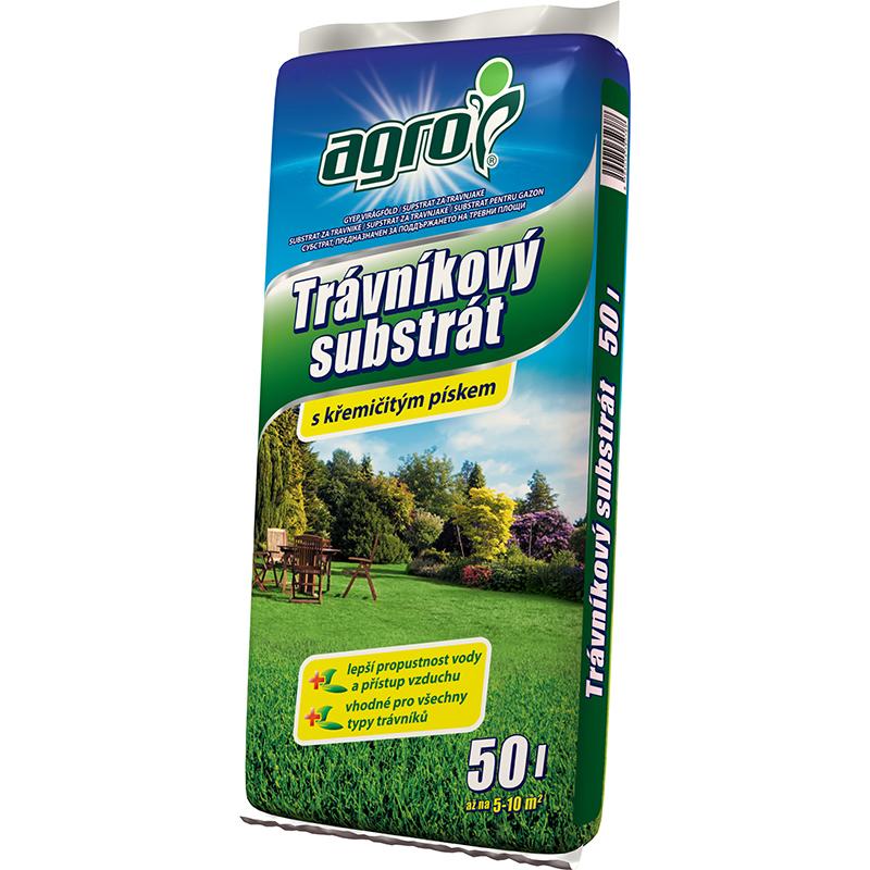 Agro substrát trávnikový, 50 l