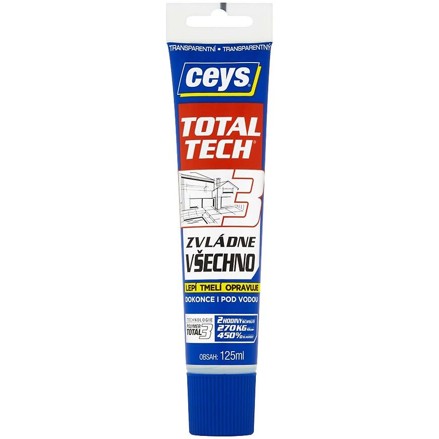 E-shop CEYS TOTAL TECH EXPRESS transparent tuba 125 ml