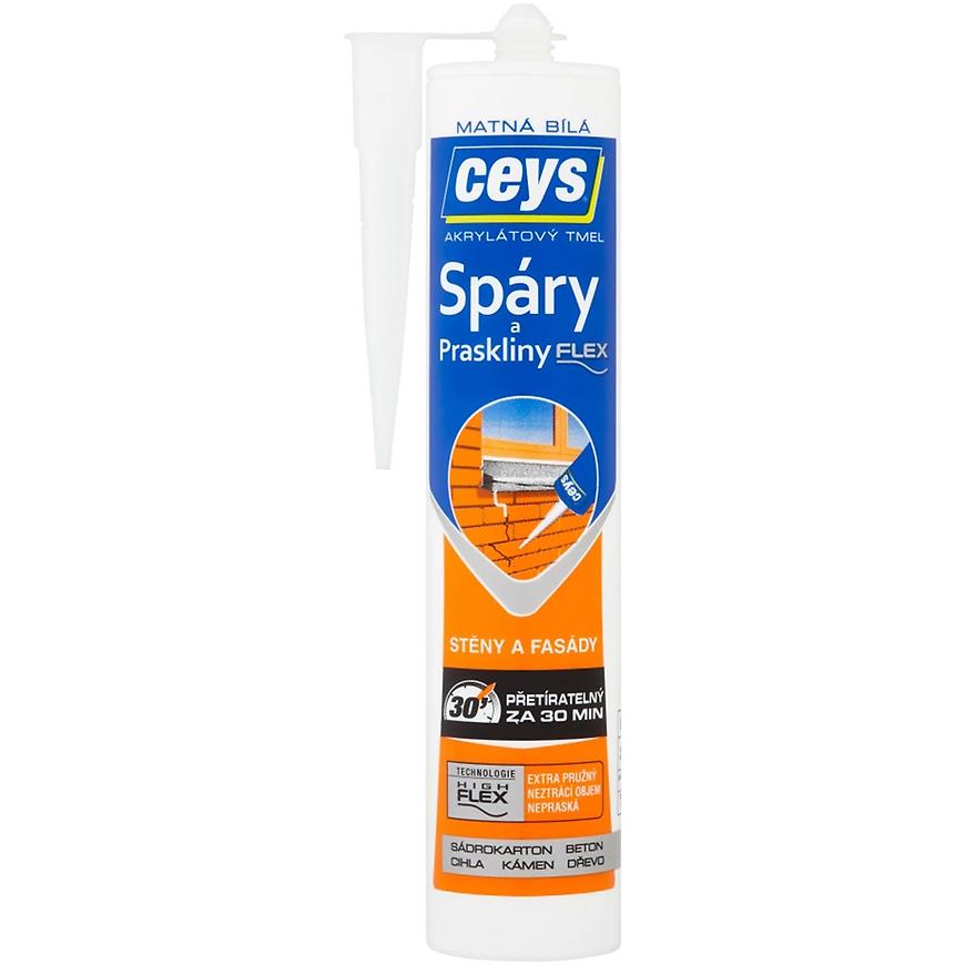 E-shop Ceys Akrylátový Tmel Škáry A Praskliny Matne Biely 280ml