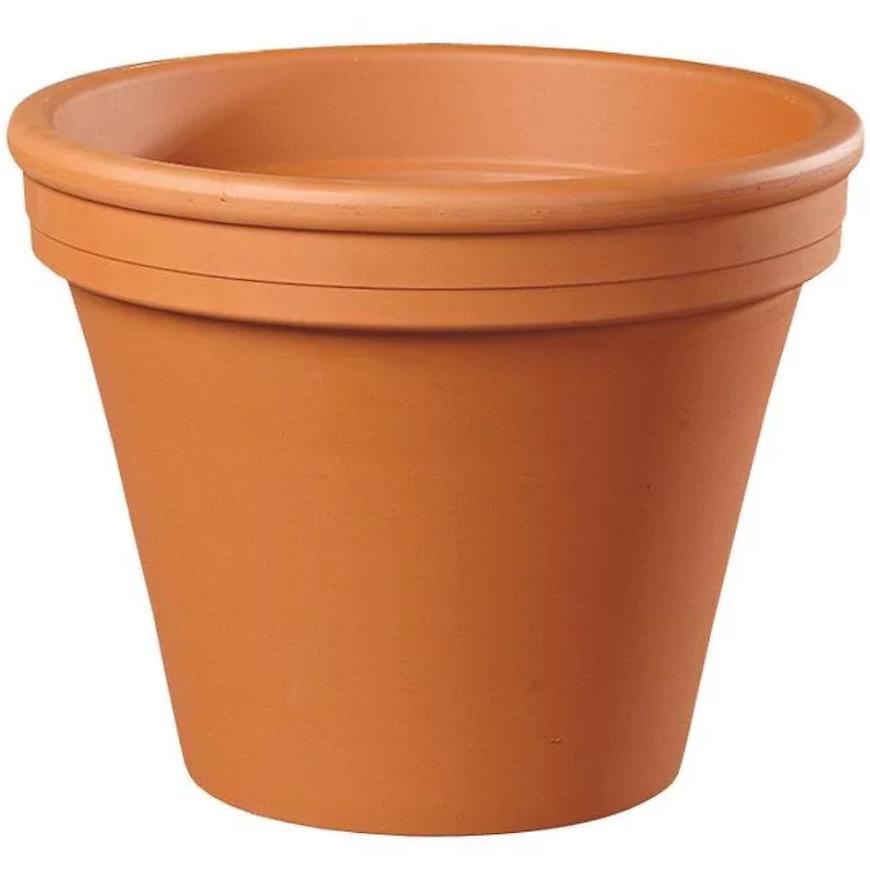 E-shop Kvetináč Klasik keramický terakota d30/34x27 cm